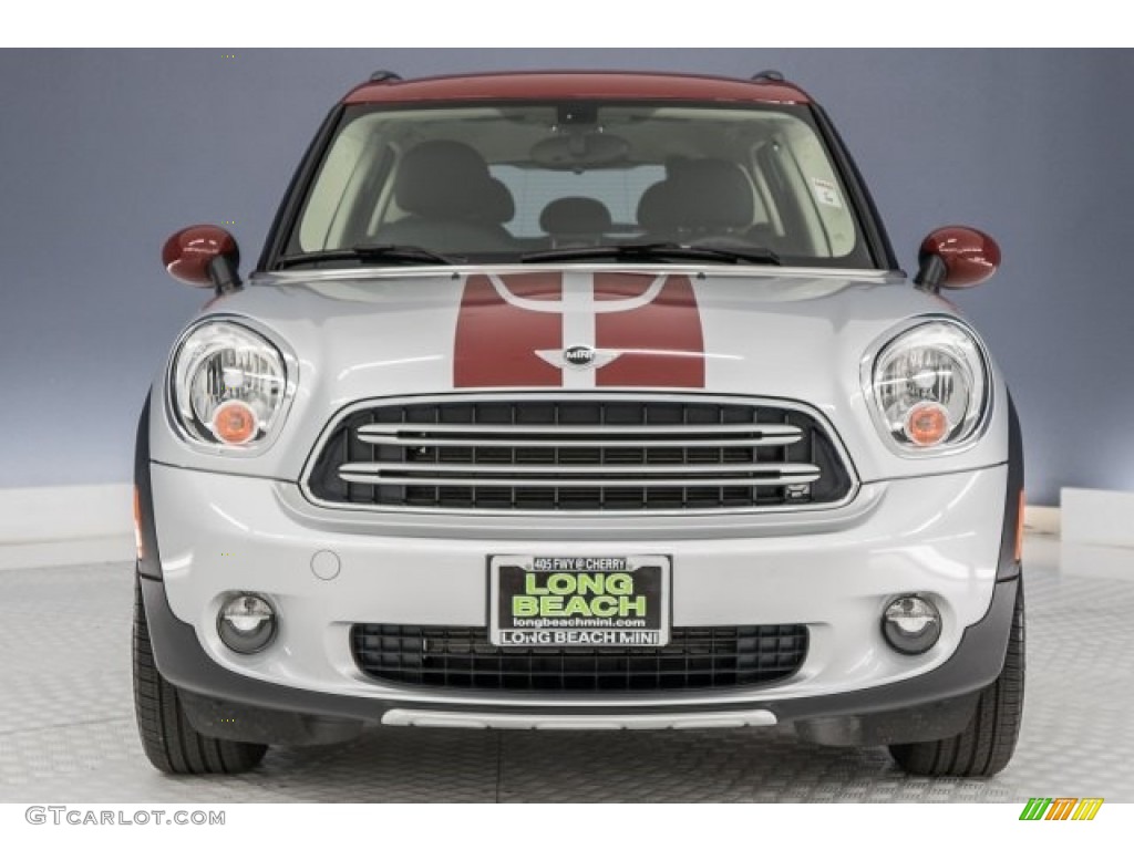 2016 Countryman Cooper - Crystal Silver Metallic / Carbon Black photo #2