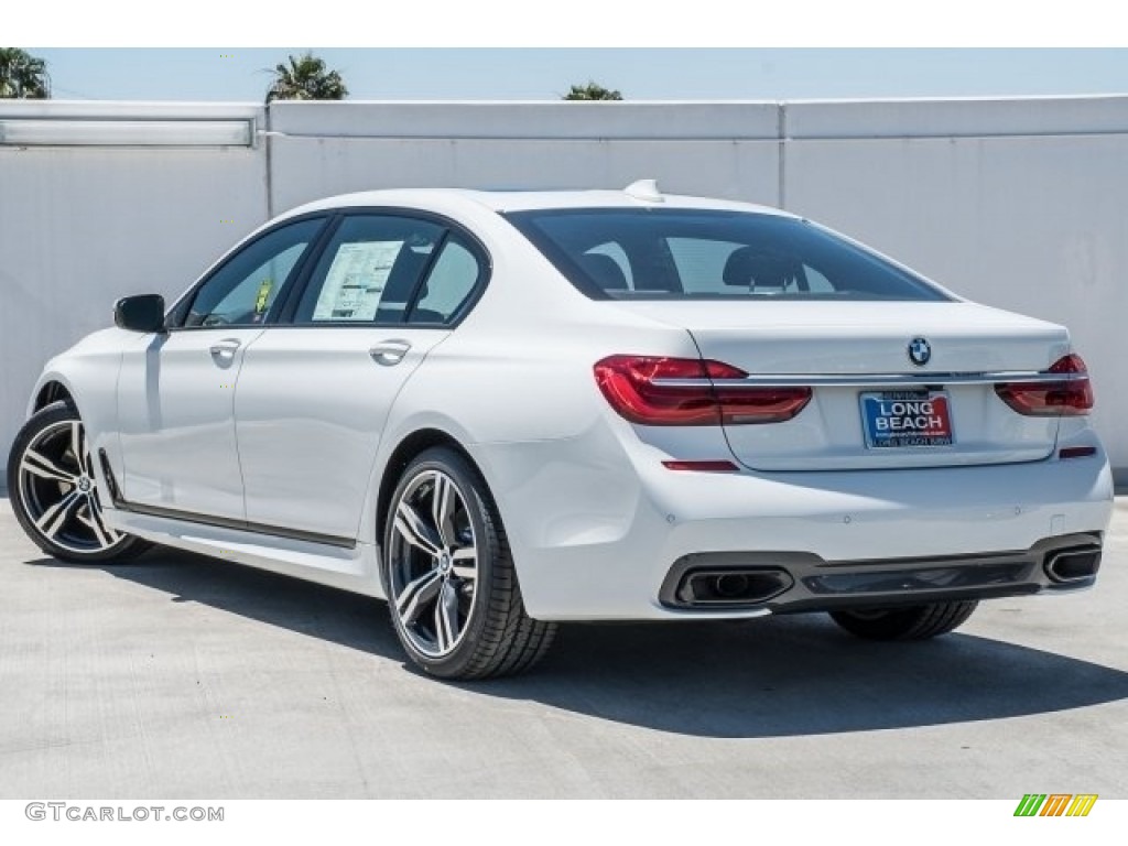 2018 7 Series 740i Sedan - Alpine White / Black photo #3
