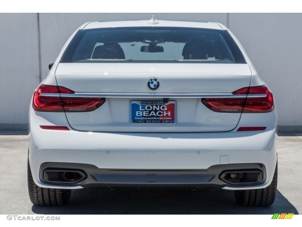 2018 7 Series 740i Sedan - Alpine White / Black photo #4