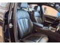 2018 BMW 5 Series Black Interior Front Seat Photo
