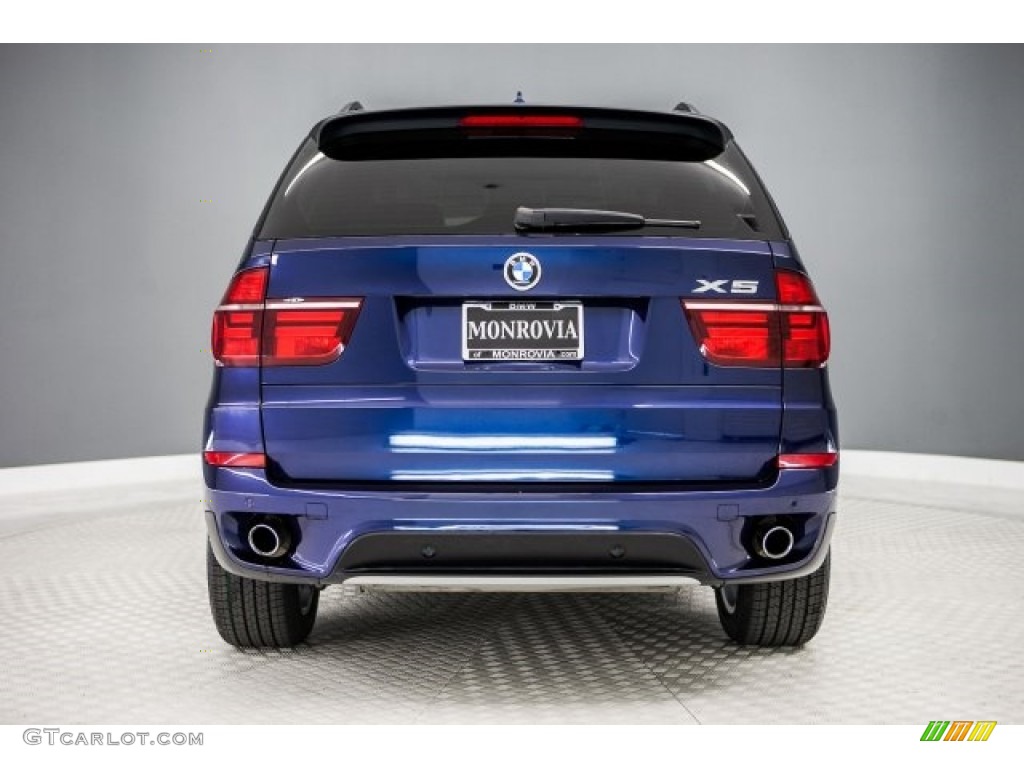 2013 X5 xDrive 35i Premium - Deep Sea Blue Metallic / Black photo #3