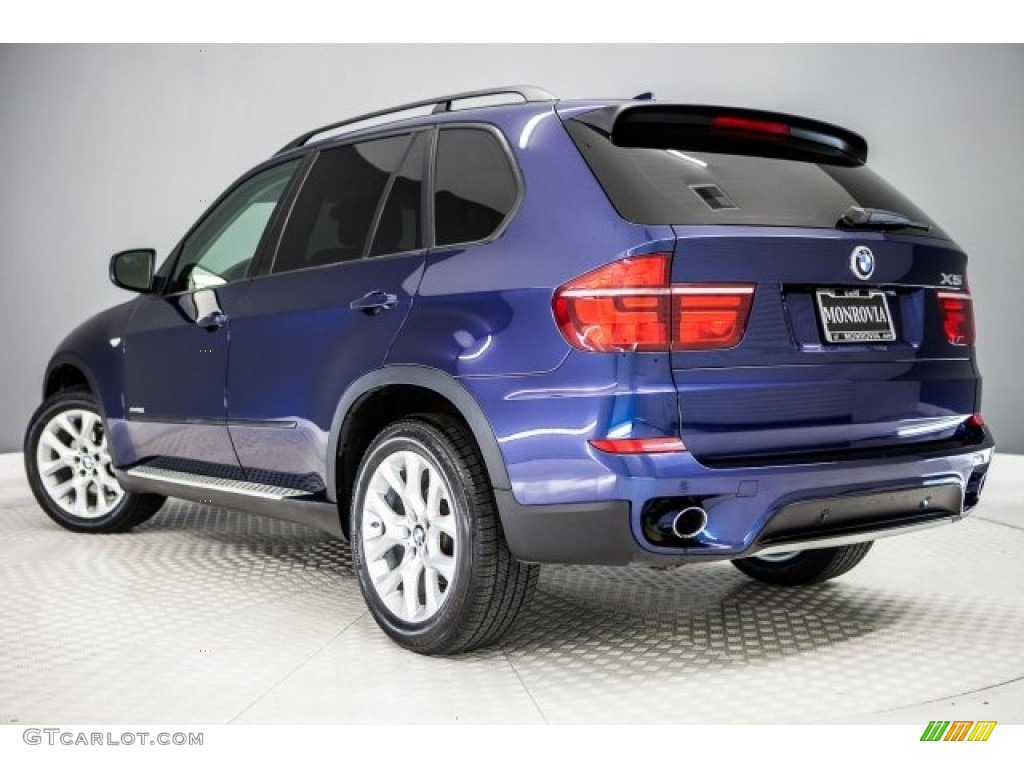 2013 X5 xDrive 35i Premium - Deep Sea Blue Metallic / Black photo #10