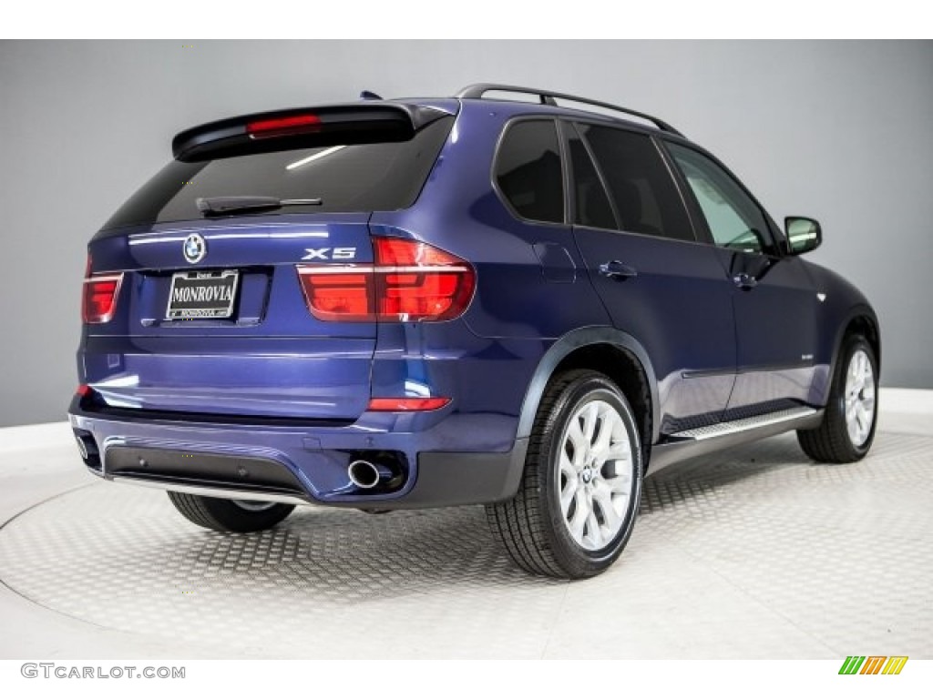 2013 X5 xDrive 35i Premium - Deep Sea Blue Metallic / Black photo #13