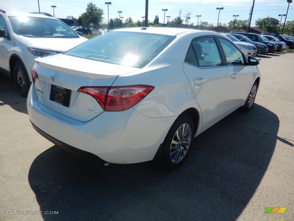 2017 Corolla LE Eco - Blizzard Pearl / Ash Gray photo #2