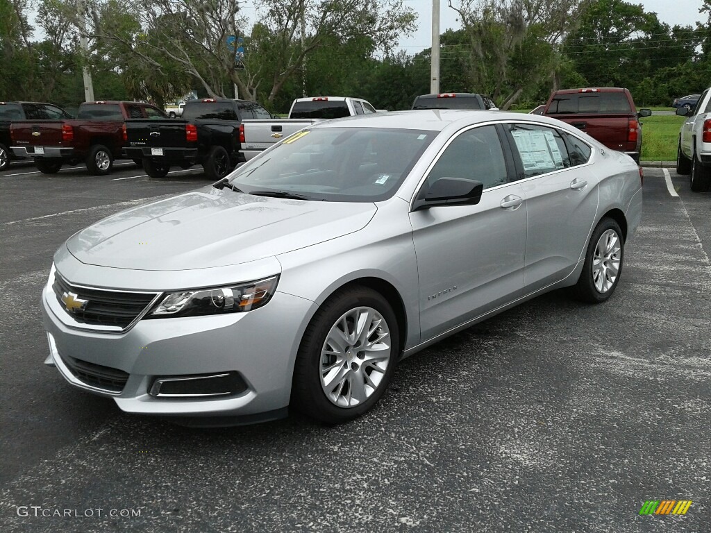 Silver Ice Metallic 2017 Chevrolet Impala LS Exterior Photo #121133306