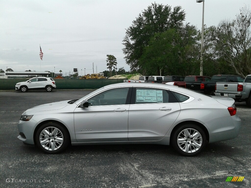 2017 Impala LS - Silver Ice Metallic / Jet Black/Dark Titanium photo #2