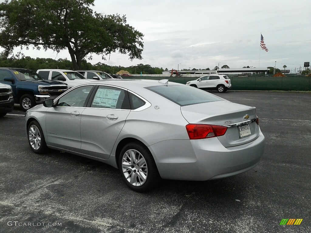 2017 Impala LS - Silver Ice Metallic / Jet Black/Dark Titanium photo #3