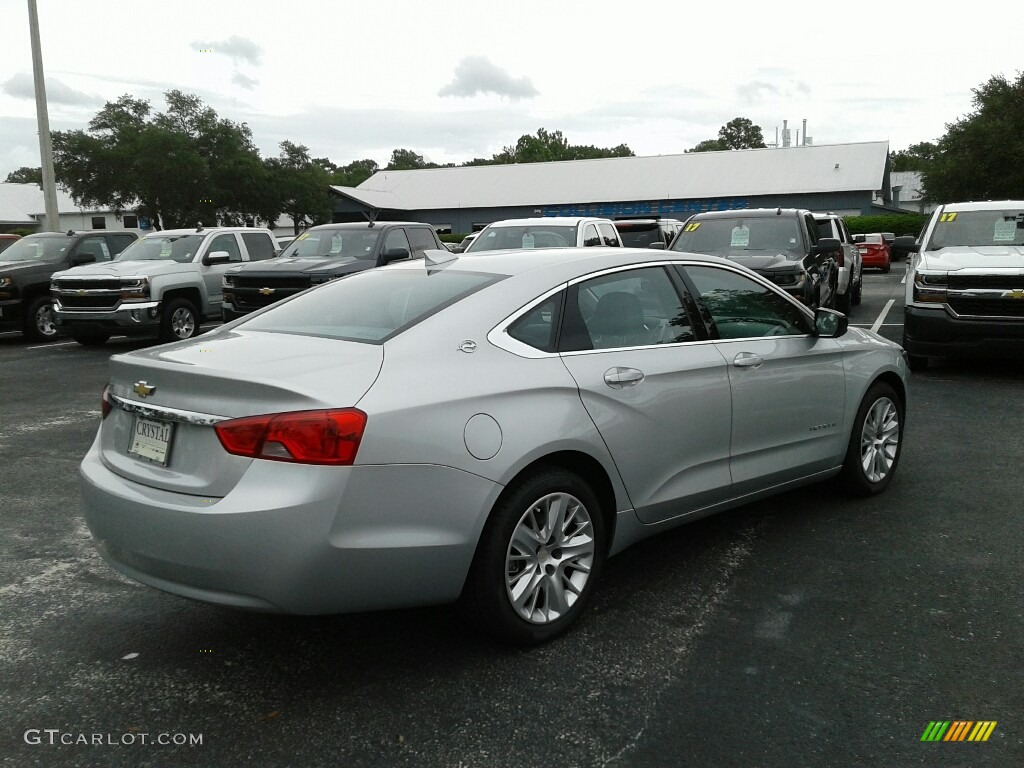 2017 Impala LS - Silver Ice Metallic / Jet Black/Dark Titanium photo #5
