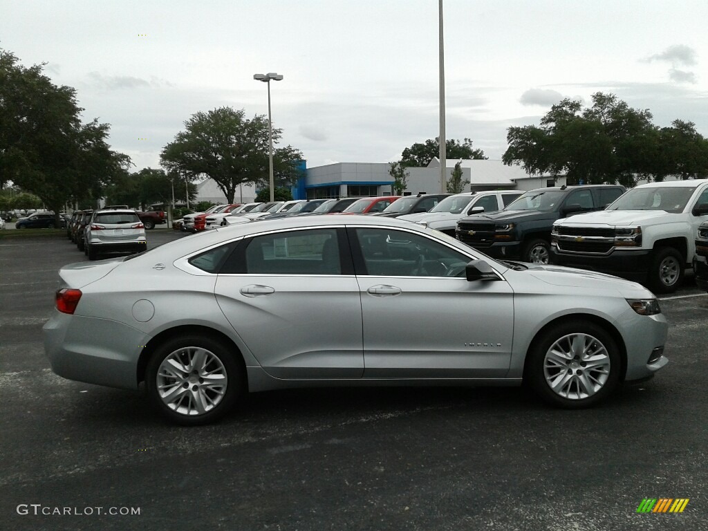 2017 Impala LS - Silver Ice Metallic / Jet Black/Dark Titanium photo #6