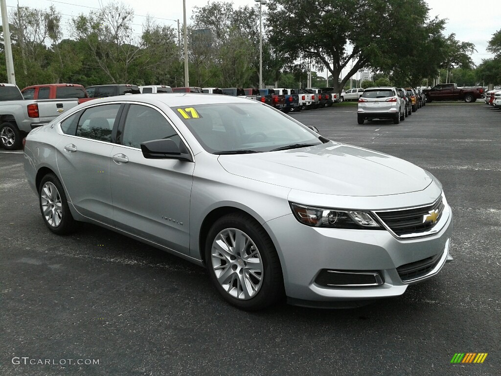 Silver Ice Metallic 2017 Chevrolet Impala LS Exterior Photo #121133462