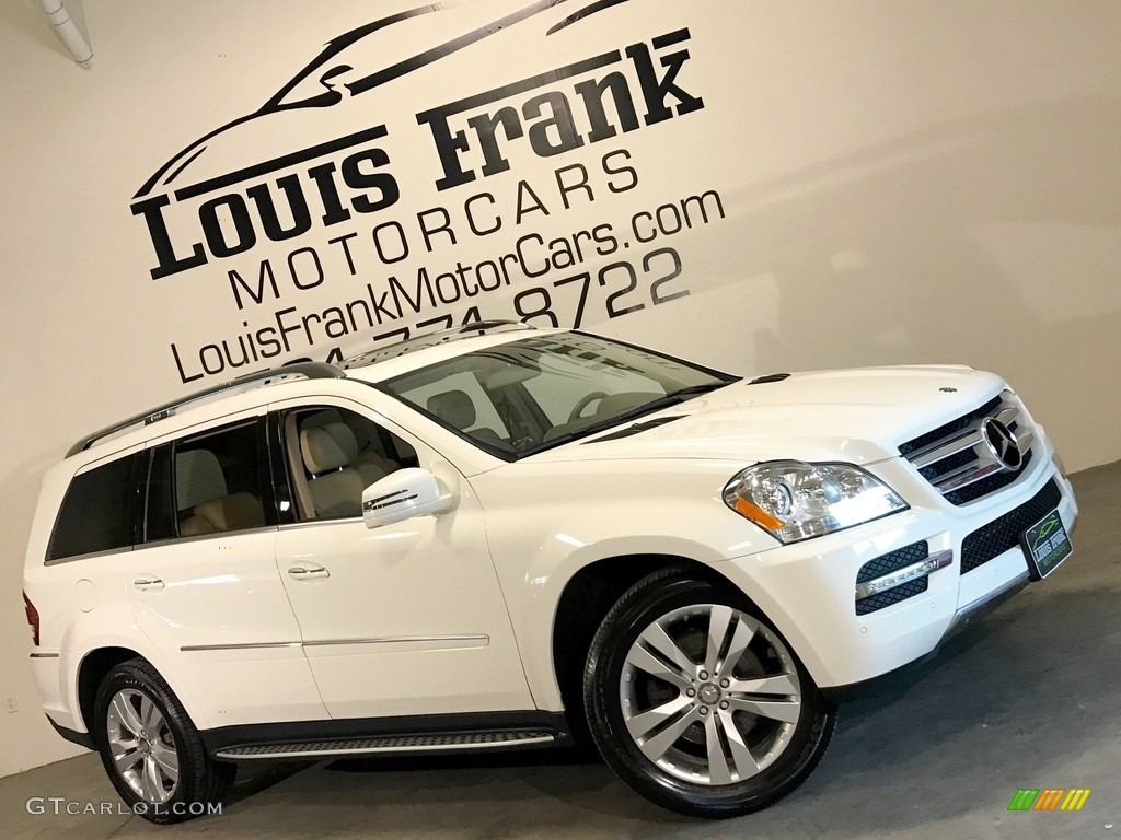 2012 GL 450 4Matic - Arctic White / Cashmere photo #2