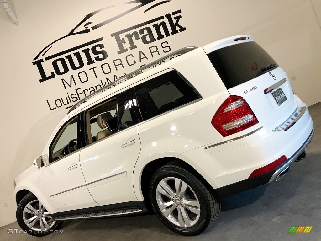 2012 GL 450 4Matic - Arctic White / Cashmere photo #3