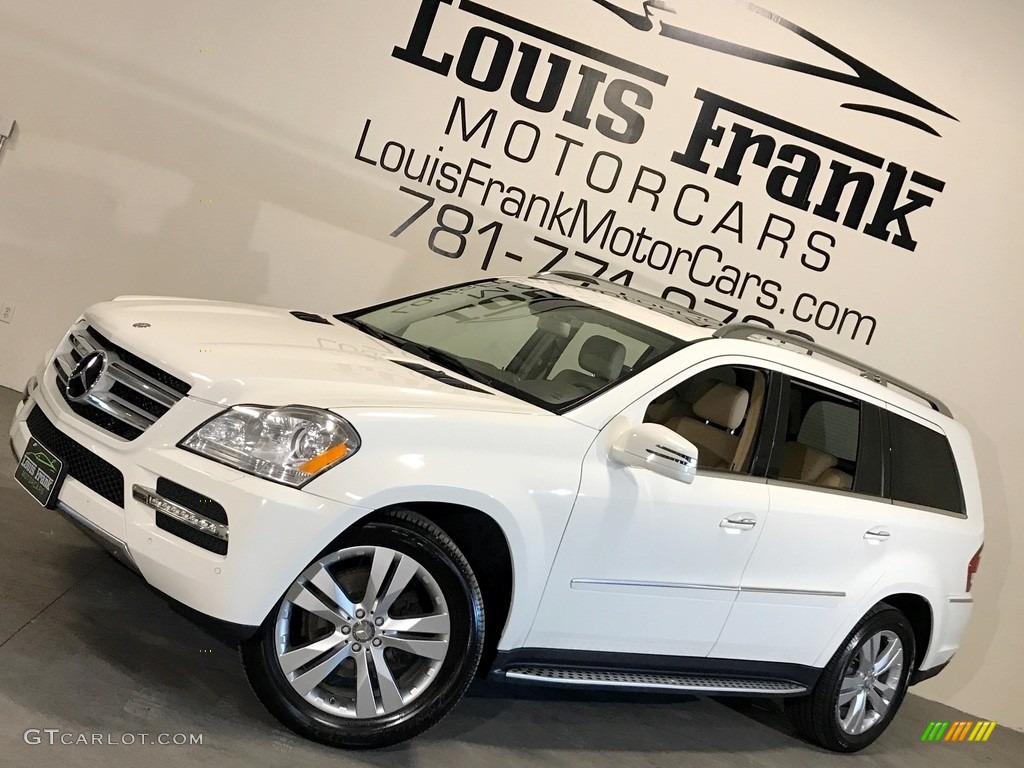 2012 GL 450 4Matic - Arctic White / Cashmere photo #4