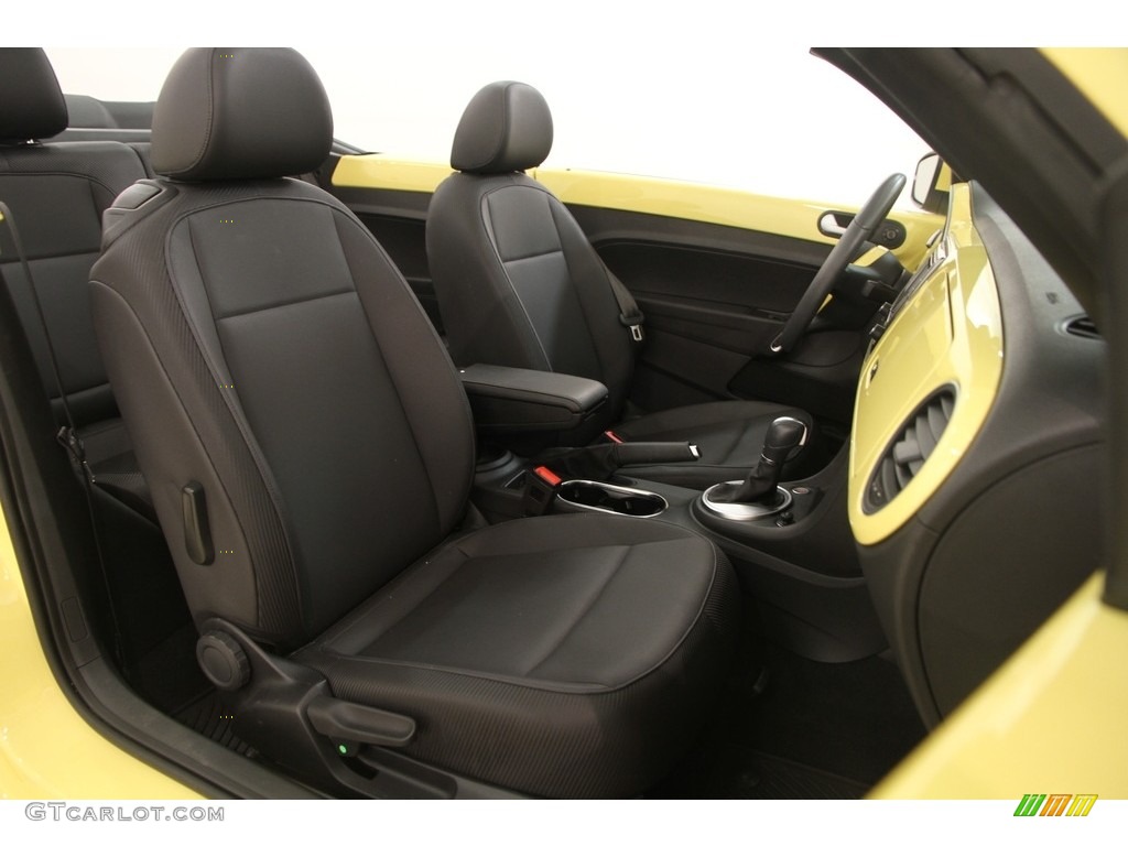 Black Interior 2016 Volkswagen Beetle 1.8T SE Photo #121135380