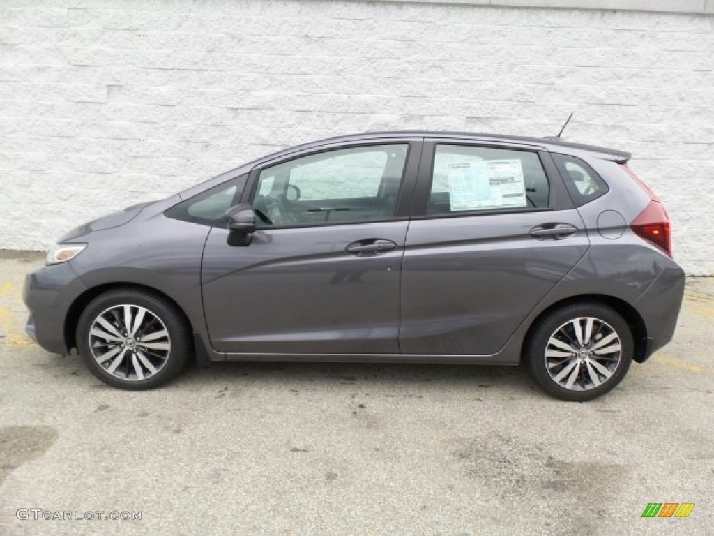 Modern Steel Metallic 2017 Honda Fit EX-L Exterior Photo #121136751
