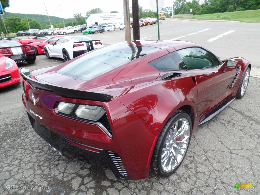 2017 Corvette Z06 Coupe - Long Beach Red Metallic Tintcoat / Kalahari photo #11