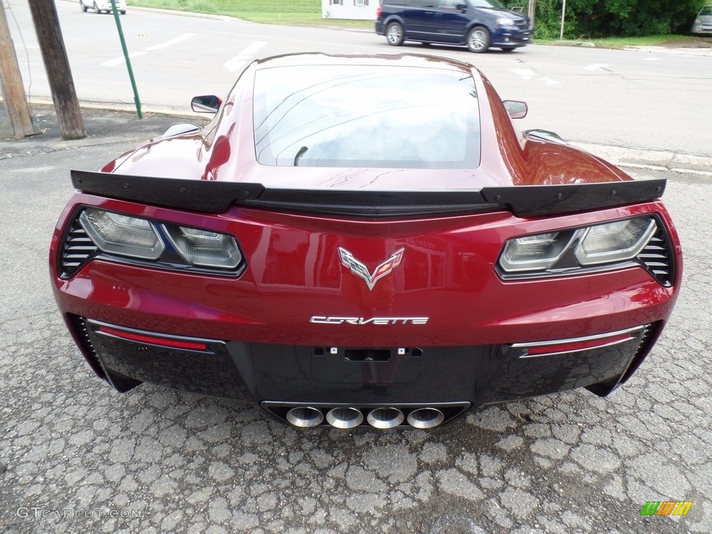 2017 Corvette Z06 Coupe - Long Beach Red Metallic Tintcoat / Kalahari photo #12