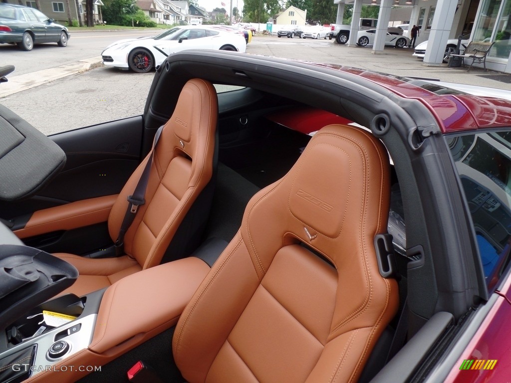2017 Corvette Z06 Coupe - Long Beach Red Metallic Tintcoat / Kalahari photo #20