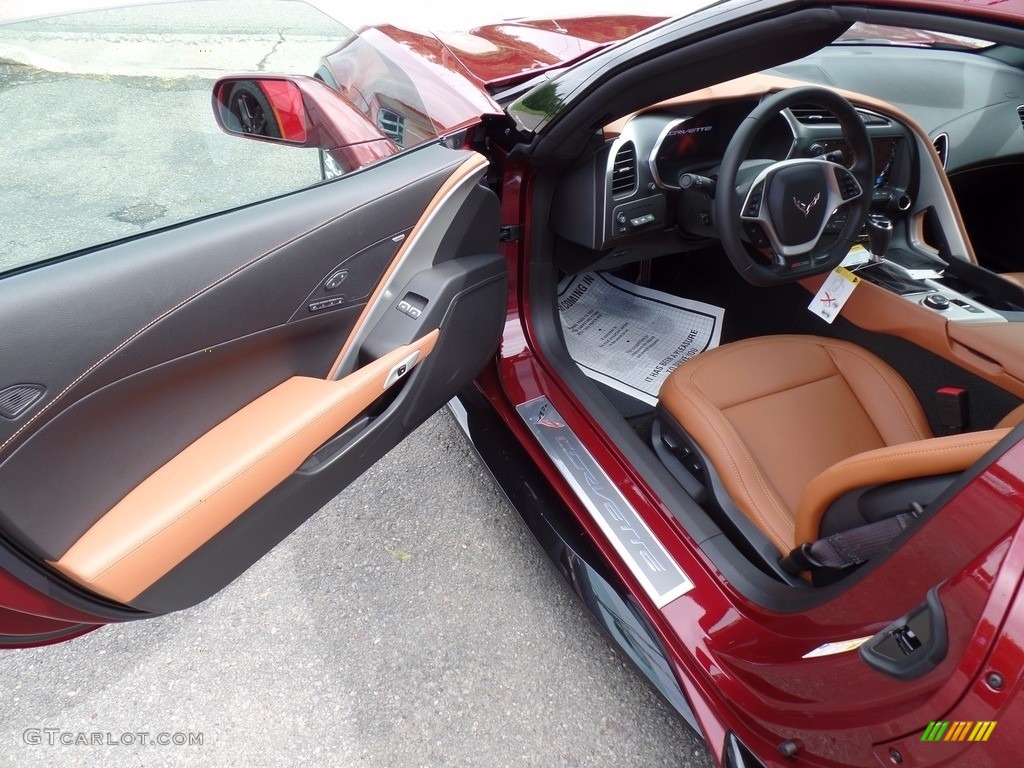 2017 Corvette Z06 Coupe - Long Beach Red Metallic Tintcoat / Kalahari photo #24