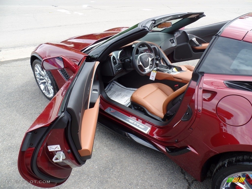 2017 Corvette Z06 Coupe - Long Beach Red Metallic Tintcoat / Kalahari photo #25