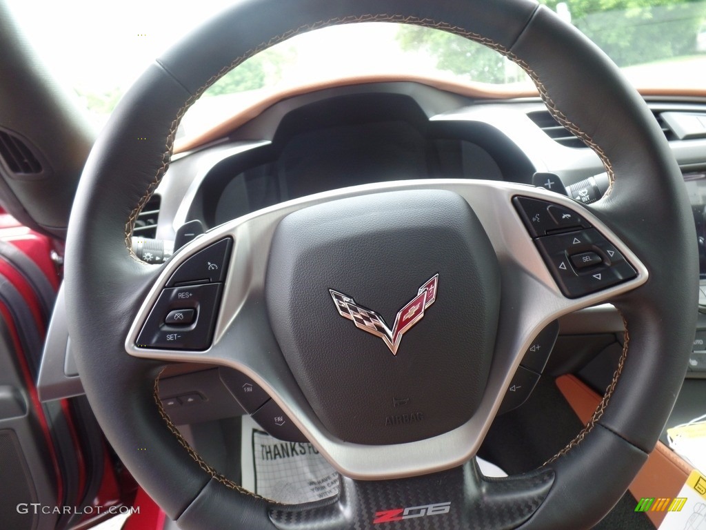 2017 Corvette Z06 Coupe - Long Beach Red Metallic Tintcoat / Kalahari photo #31