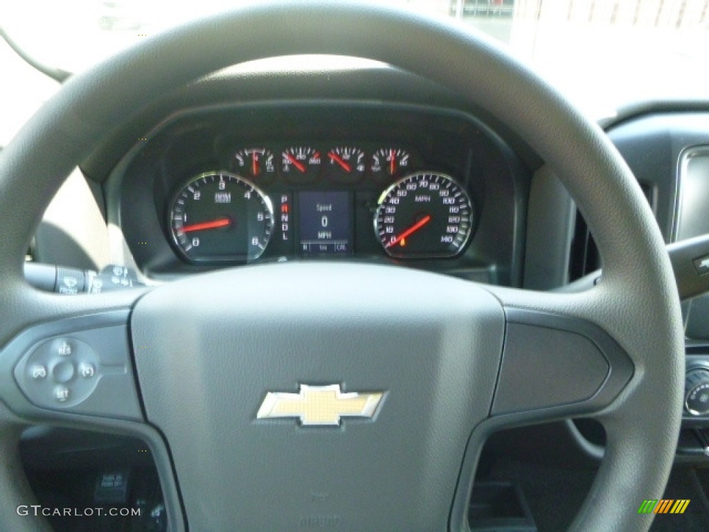 2017 Silverado 1500 Custom Double Cab 4x4 - Black / Dark Ash/Jet Black photo #19