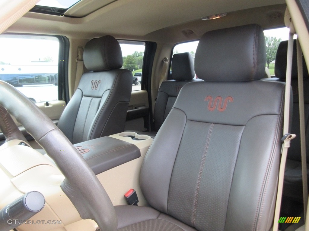 2016 F250 Super Duty King Ranch Crew Cab 4x4 - Green Gem Metallic / King Ranch Mesa/Adobe photo #38