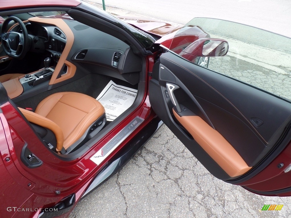 2017 Corvette Z06 Coupe - Long Beach Red Metallic Tintcoat / Kalahari photo #53
