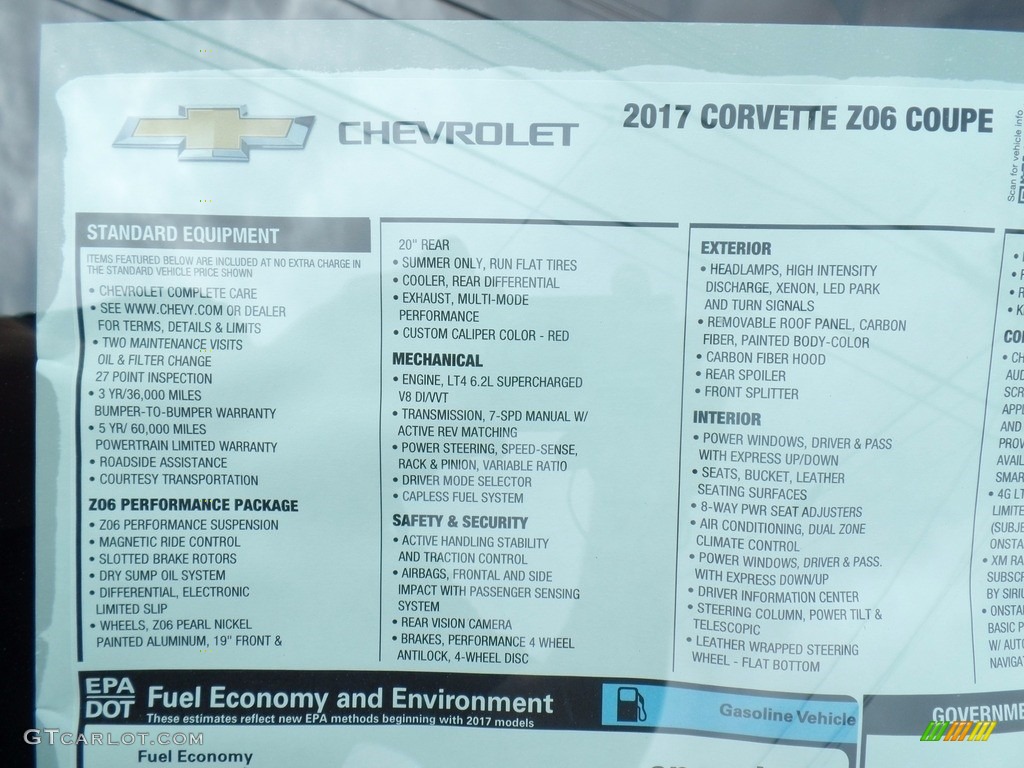 2017 Corvette Z06 Coupe - Long Beach Red Metallic Tintcoat / Kalahari photo #58