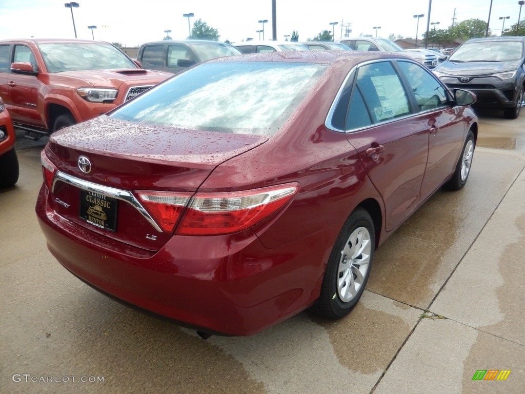 2017 Camry LE - Ruby Flare Pearl / Ash photo #2