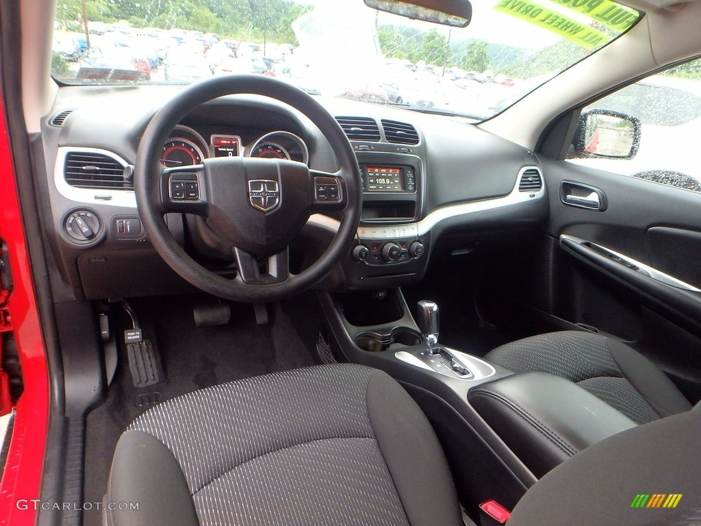 Black Interior 2017 Dodge Journey SXT AWD Photo #121139706