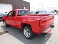 2017 Red Hot Chevrolet Silverado 1500 Custom Double Cab 4x4  photo #3