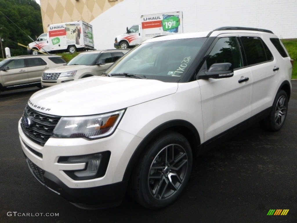 2017 Explorer Sport 4WD - White Platinum / Ebony Black photo #5