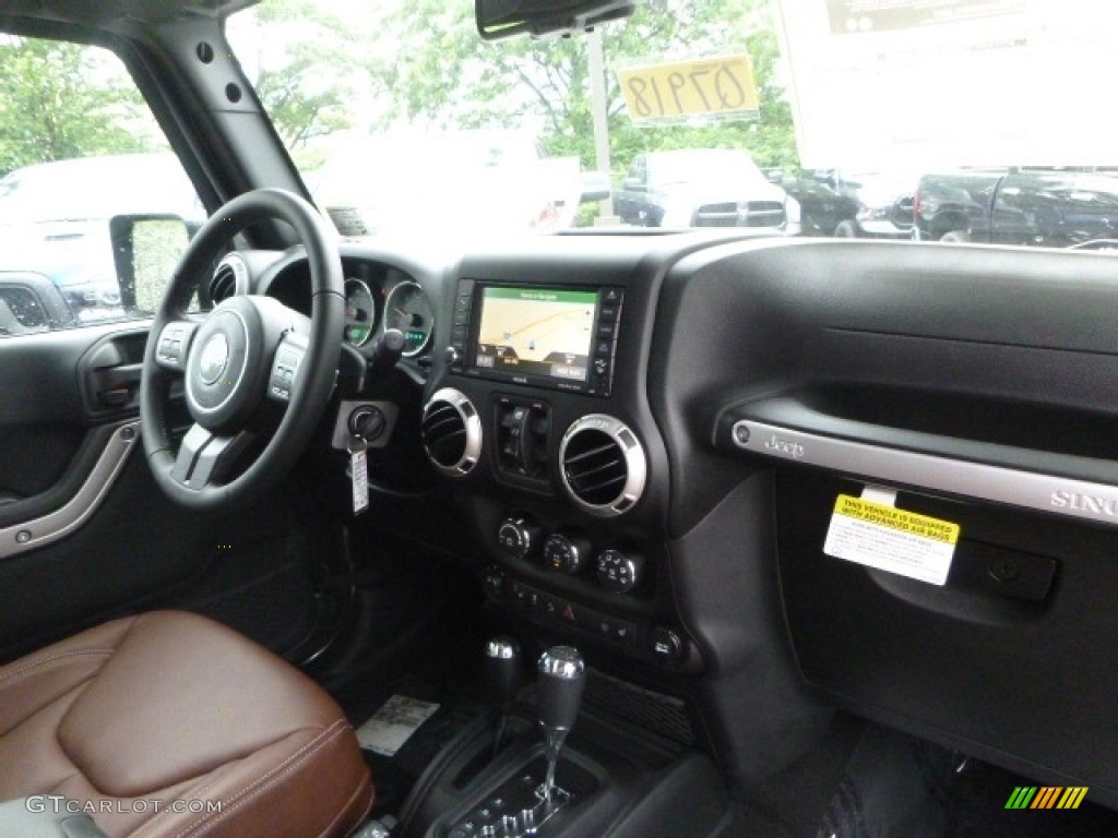 2017 Wrangler Unlimited Sahara 4x4 - Granite Crystal Metallic / Black/Dark Saddle photo #11