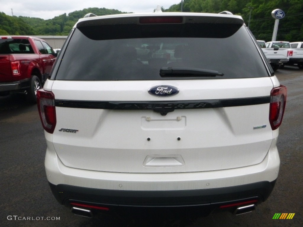 2017 Explorer Sport 4WD - White Platinum / Ebony Black photo #6