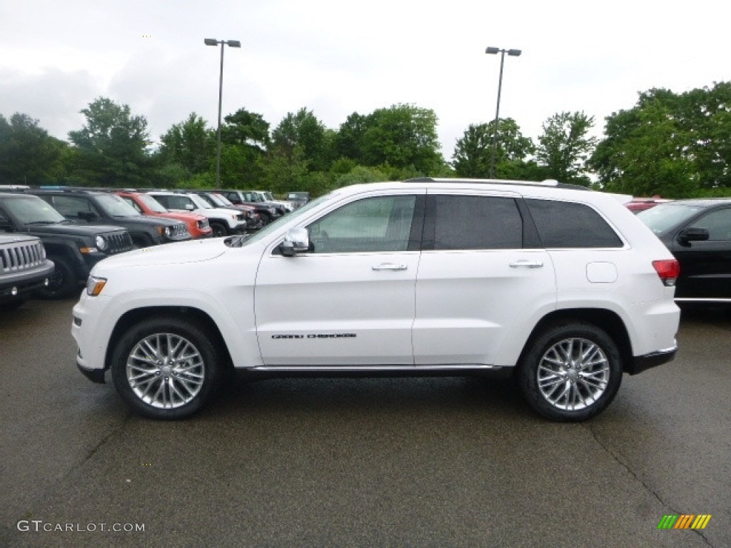2017 Grand Cherokee Summit 4x4 - Ivory Tri-Coat / Black photo #2