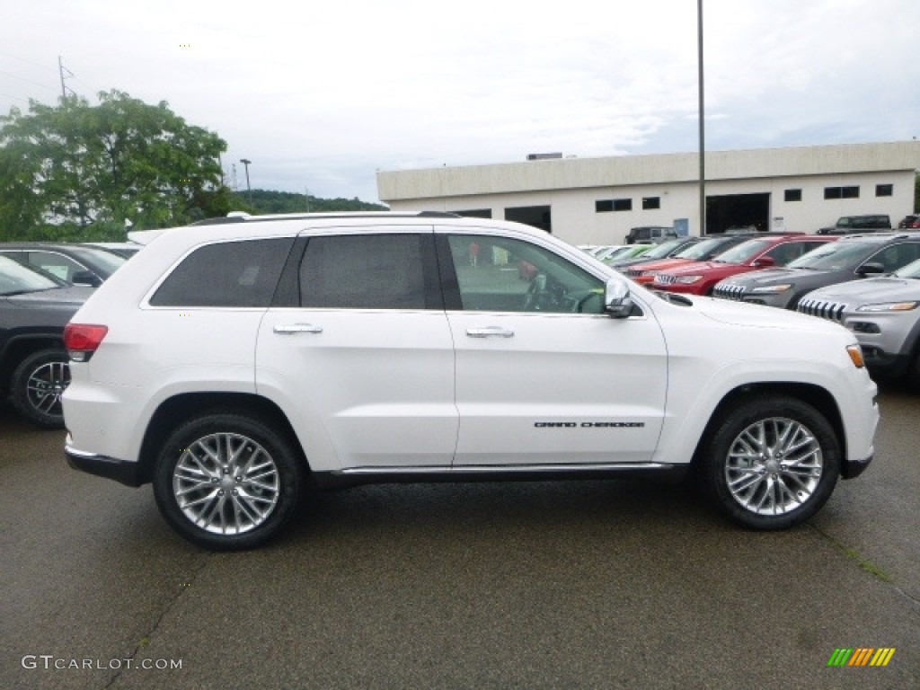 2017 Grand Cherokee Summit 4x4 - Ivory Tri-Coat / Black photo #6