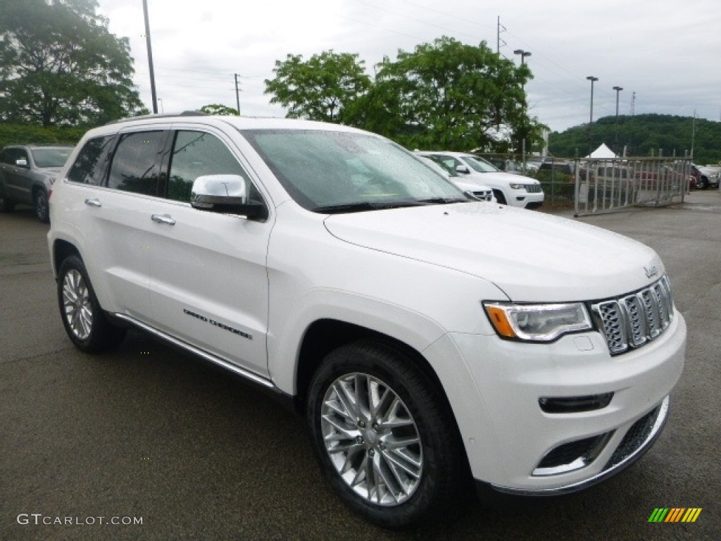2017 Grand Cherokee Summit 4x4 - Ivory Tri-Coat / Black photo #7
