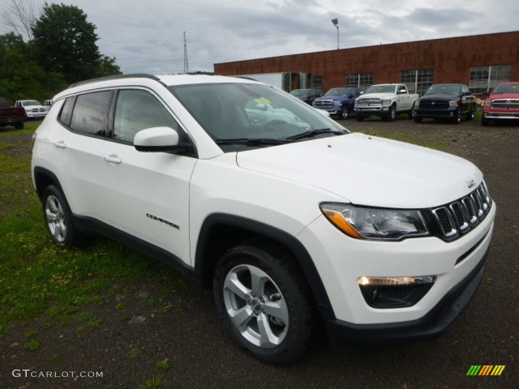 Bright White 2017 Jeep Compass Latitude 4x4 Exterior Photo #121141442
