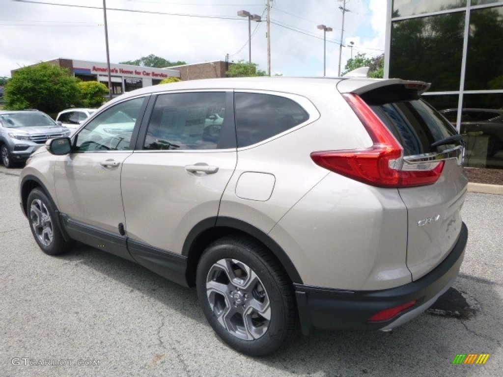 2017 CR-V EX AWD - Sandstorm Metallic / Ivory photo #2