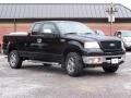 2006 Black Ford F150 XLT SuperCab 4x4  photo #4