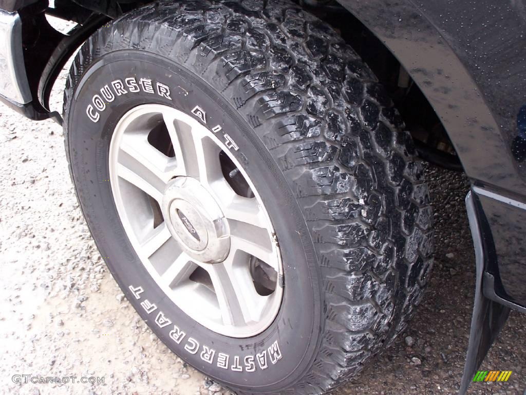 2006 F150 XLT SuperCab 4x4 - Black / Tan photo #5