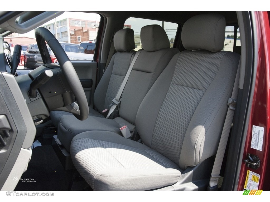 2017 F150 XLT SuperCrew 4x4 - Ruby Red / Earth Gray photo #8