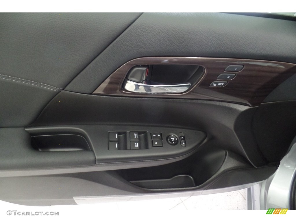 2017 Accord EX-L Sedan - Lunar Silver Metallic / Black photo #5