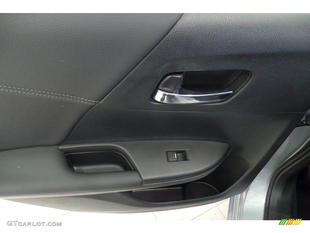 2017 Accord EX-L Sedan - Lunar Silver Metallic / Black photo #6