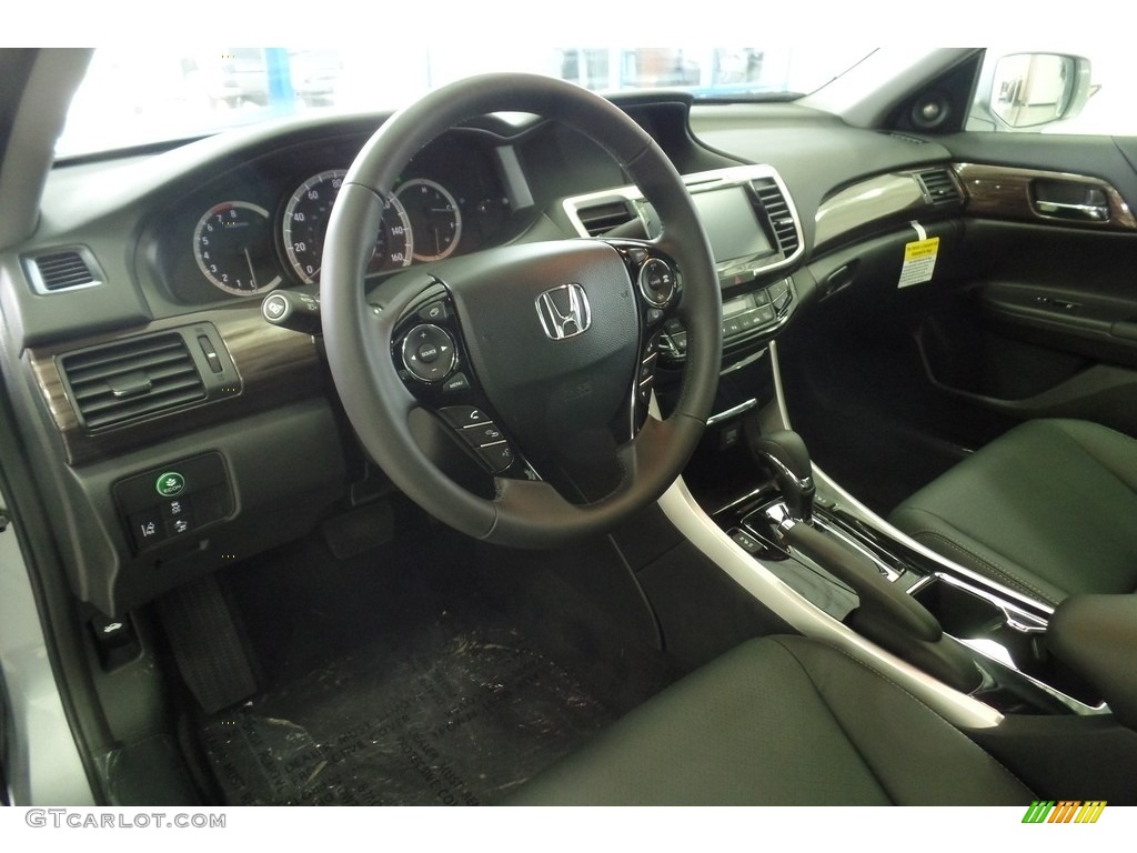 2017 Accord EX-L Sedan - Lunar Silver Metallic / Black photo #7