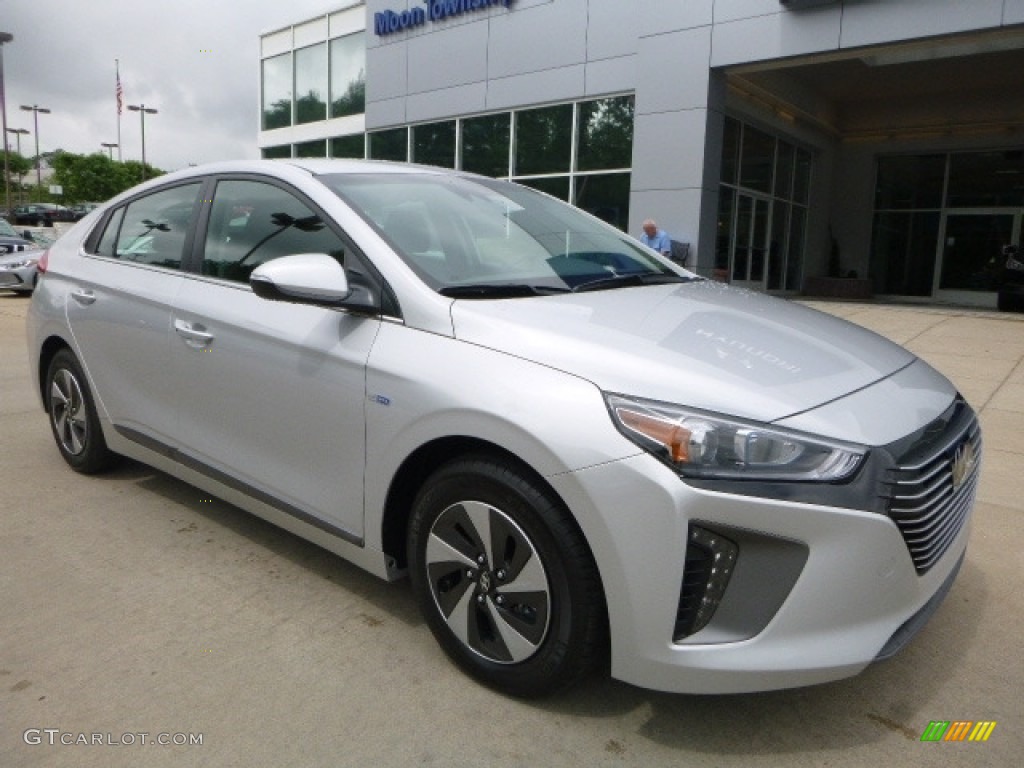 Symphony Air Silver 2017 Hyundai Ioniq Hybrid SEL Exterior Photo #121145322