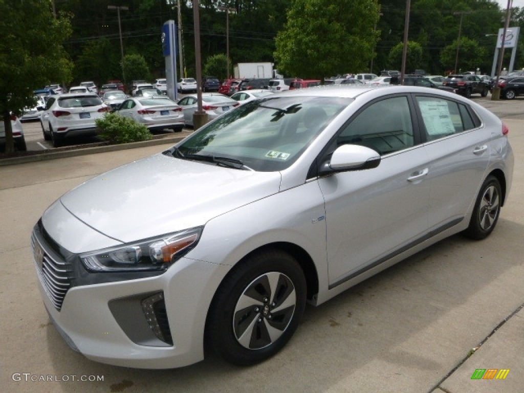 Symphony Air Silver 2017 Hyundai Ioniq Hybrid SEL Exterior Photo #121145360