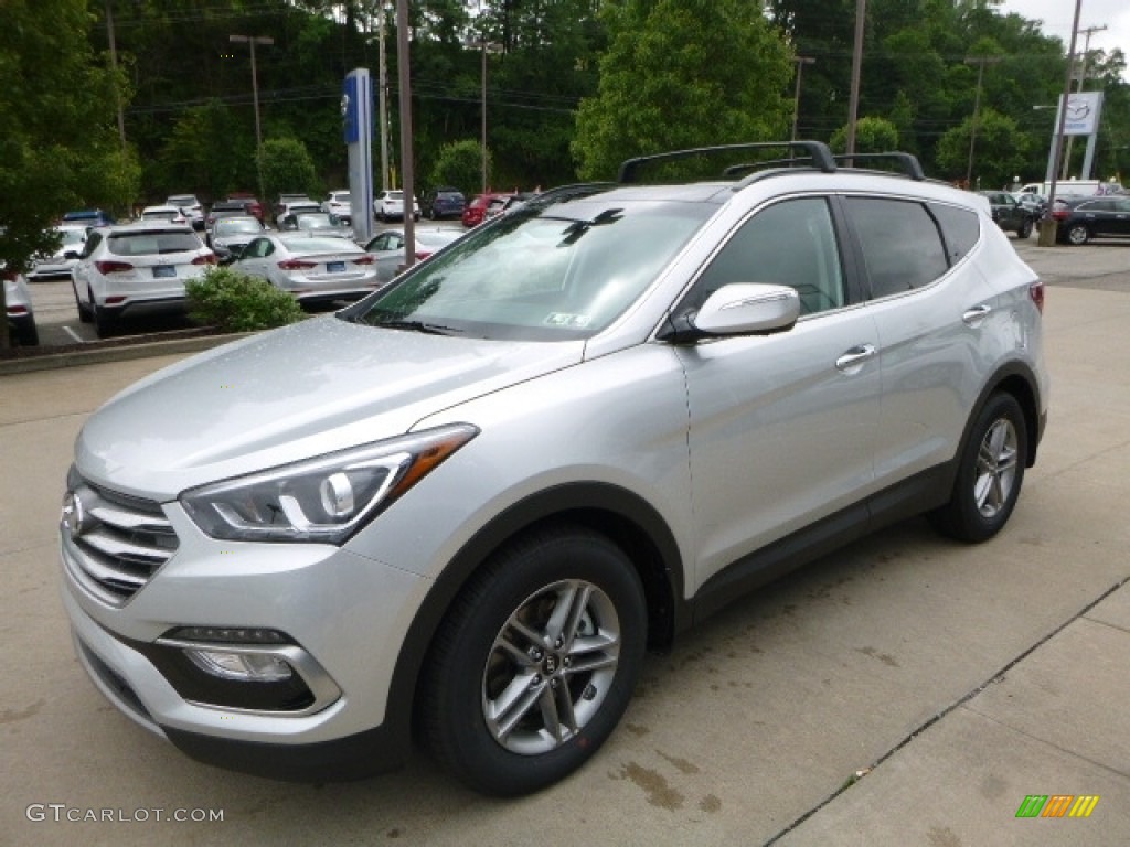 Sparkling Silver 2018 Hyundai Santa Fe Sport AWD Exterior Photo #121145604