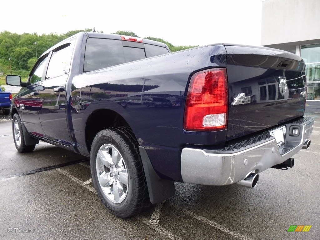 2014 1500 SLT Crew Cab 4x4 - True Blue Pearl Coat / Black/Diesel Gray photo #3